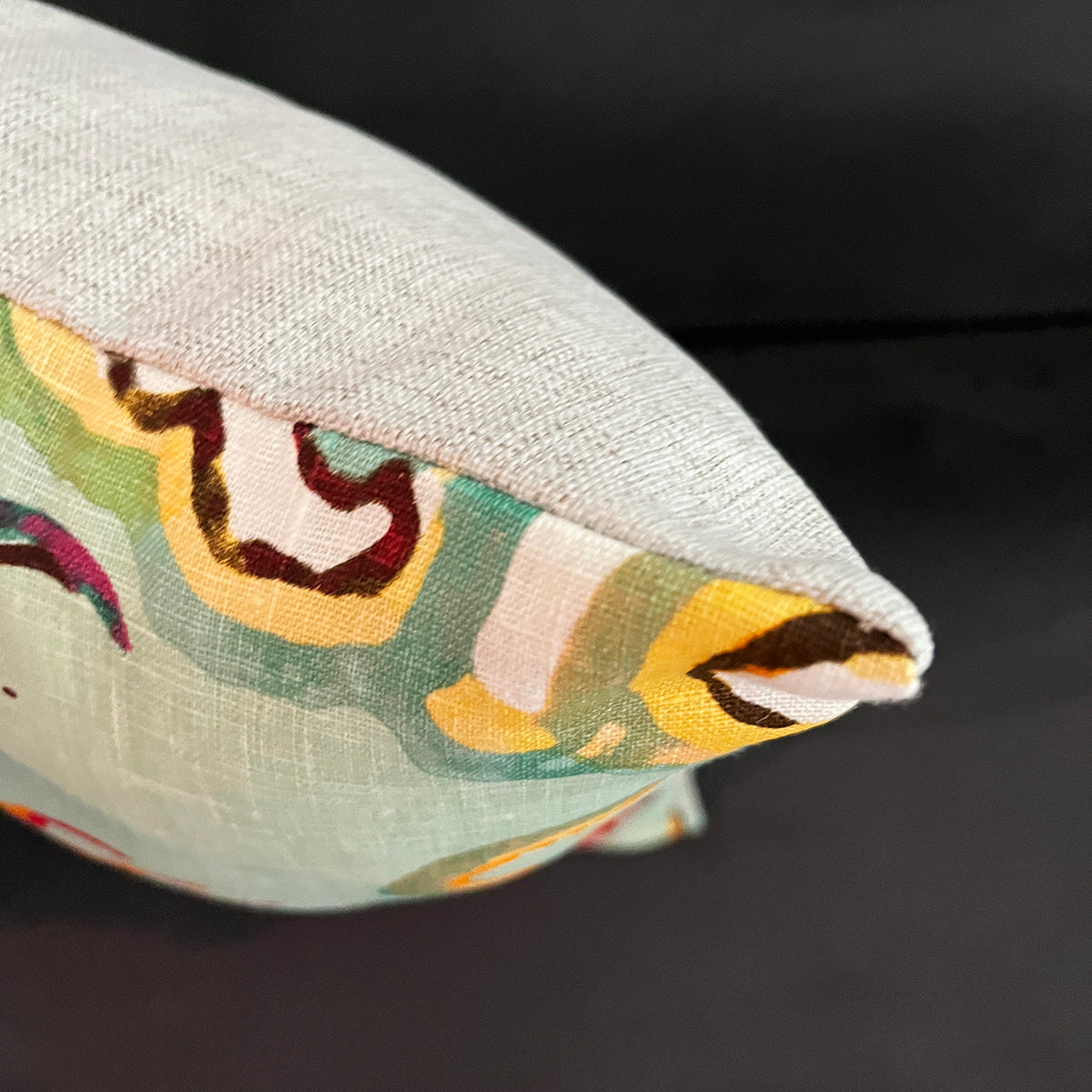 Jim Thompson Enter the Dragons Throw Pillow Cover - Butterfly Colorway (Single-Sided)