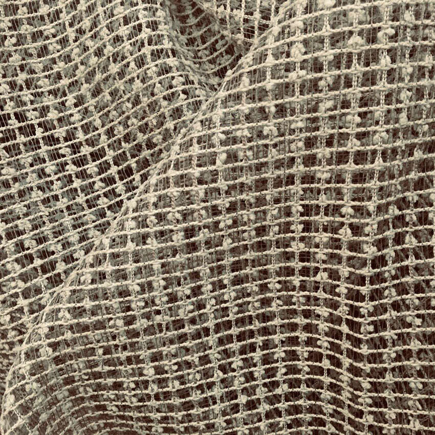 Decorative Mesh Wide-Width Sheer Fabric - Chestnut Colorway