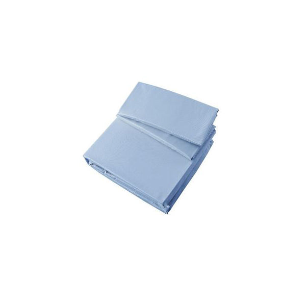 520-Thread-Count Sateen Bedding + Duvet Cover Set in Steel Blue (4-Piece Set)