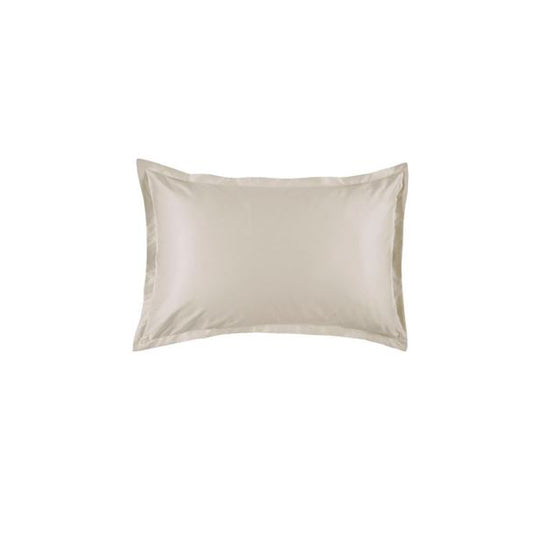 520-Thread-Count Sateen Flanged Pillowcases in Satin Gold (Set of Two)