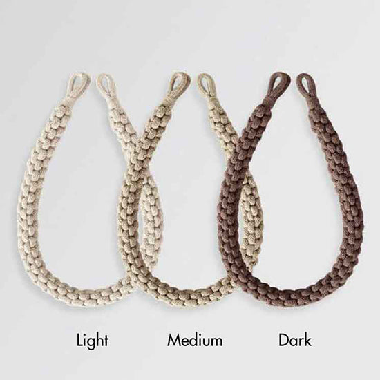 Bohemian-Style Braided Rope Tieback