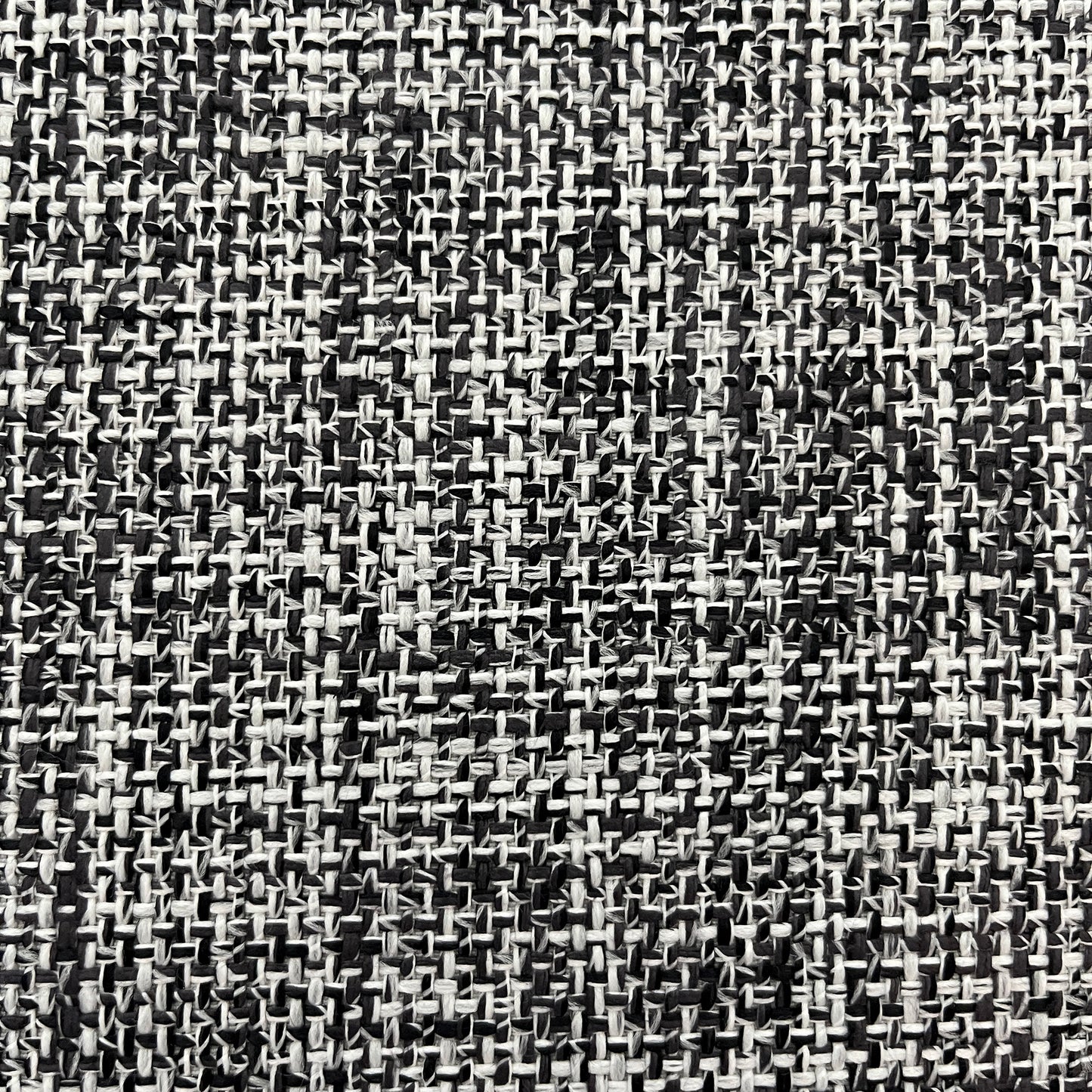 Heavy-Duty Flatweave Canvas Upholstery Fabric - Black Colorway