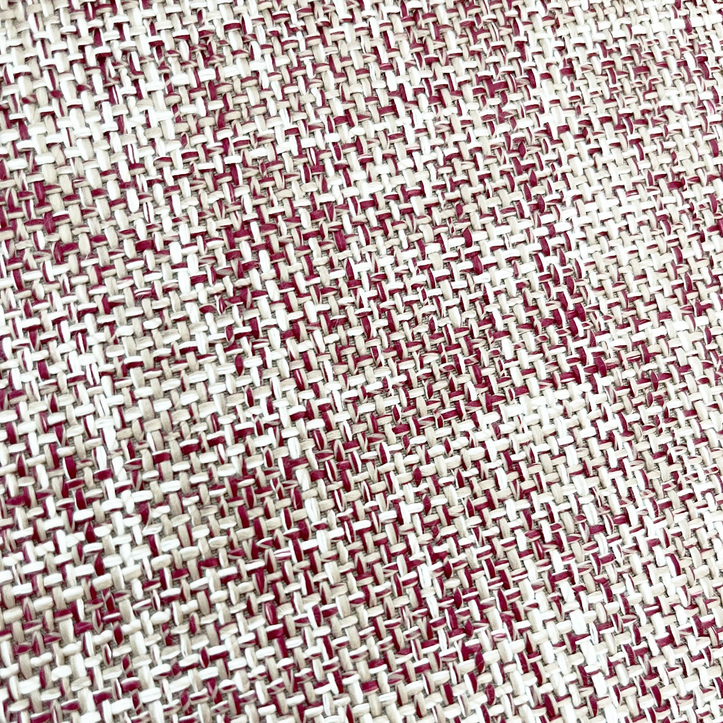 Heavy-Duty Flatweave Canvas Upholstery Fabric - Fuchsia Colorway