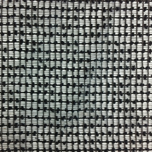 Decorative Mesh Wide-Width Sheer Fabric - Black Colorway