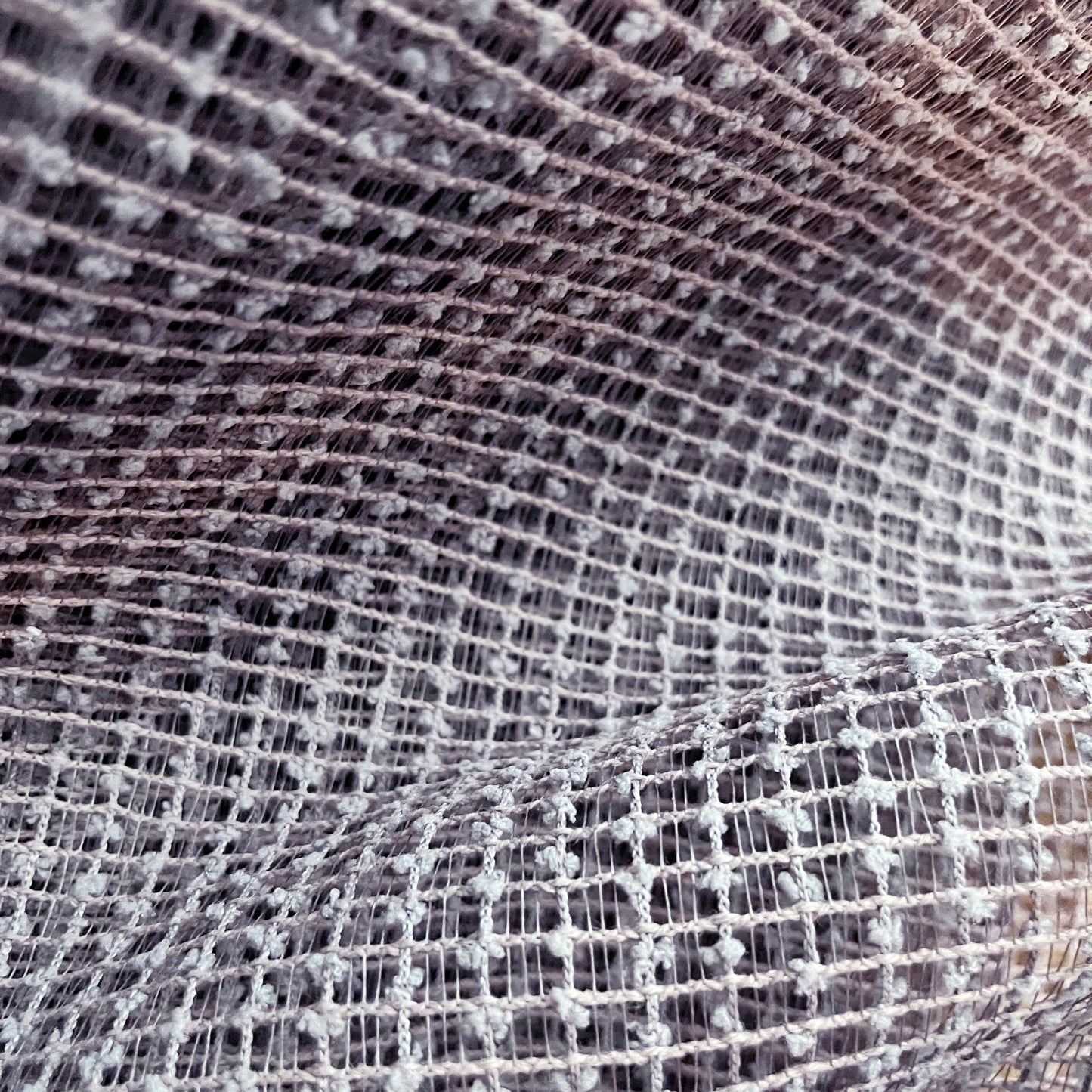 Decorative Mesh Wide-Width Sheer Fabric - Lavender Colorway