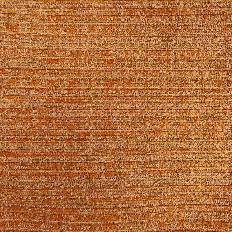 Fantasy Tweed Upholstery Fabric - Tangerine Colorway