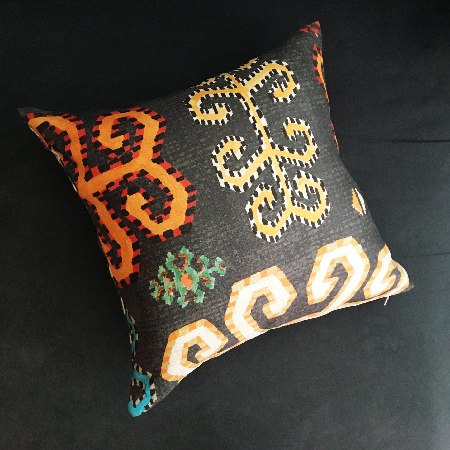 Jim Thompson Karapinar Throw Pillow Cover - Festival Colorway