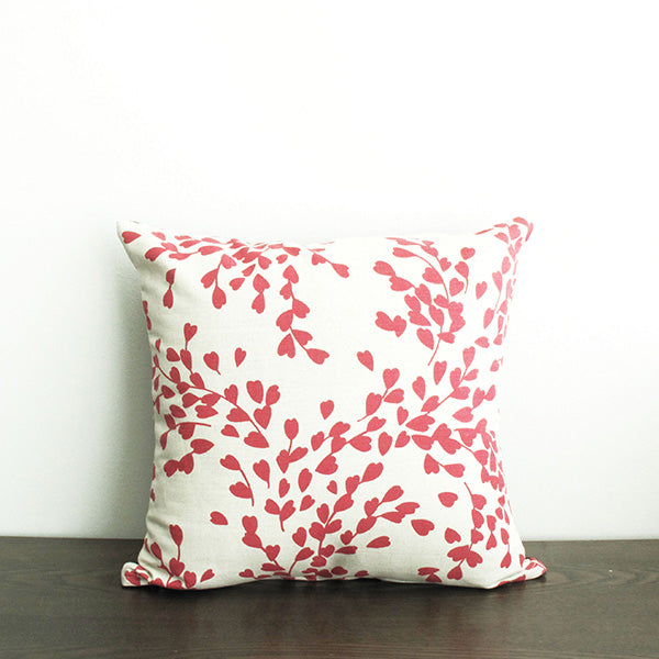 Romo Fabrics pink floral throw pillow