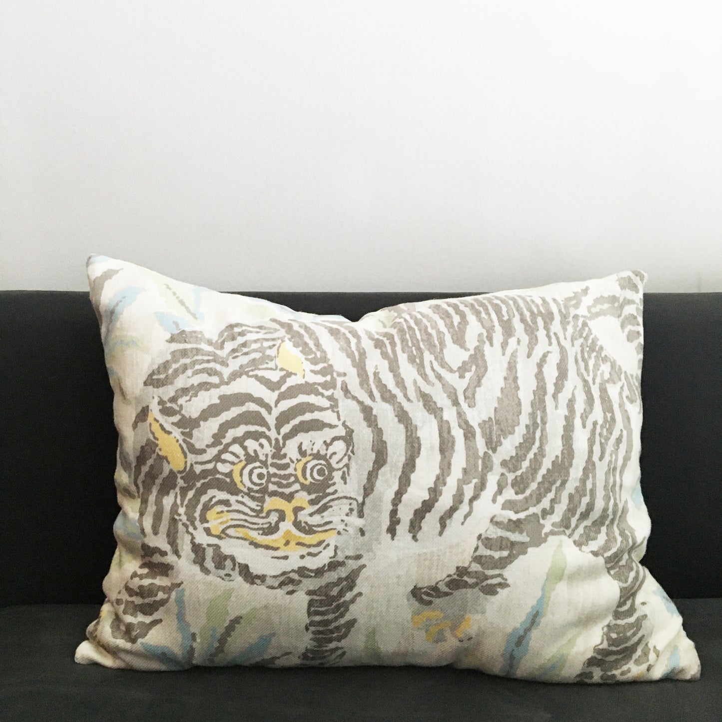 22"x16" Jim Thompson Tiger Tiger Throw Pillow Cover - Marble Colorway (Single-Sided)