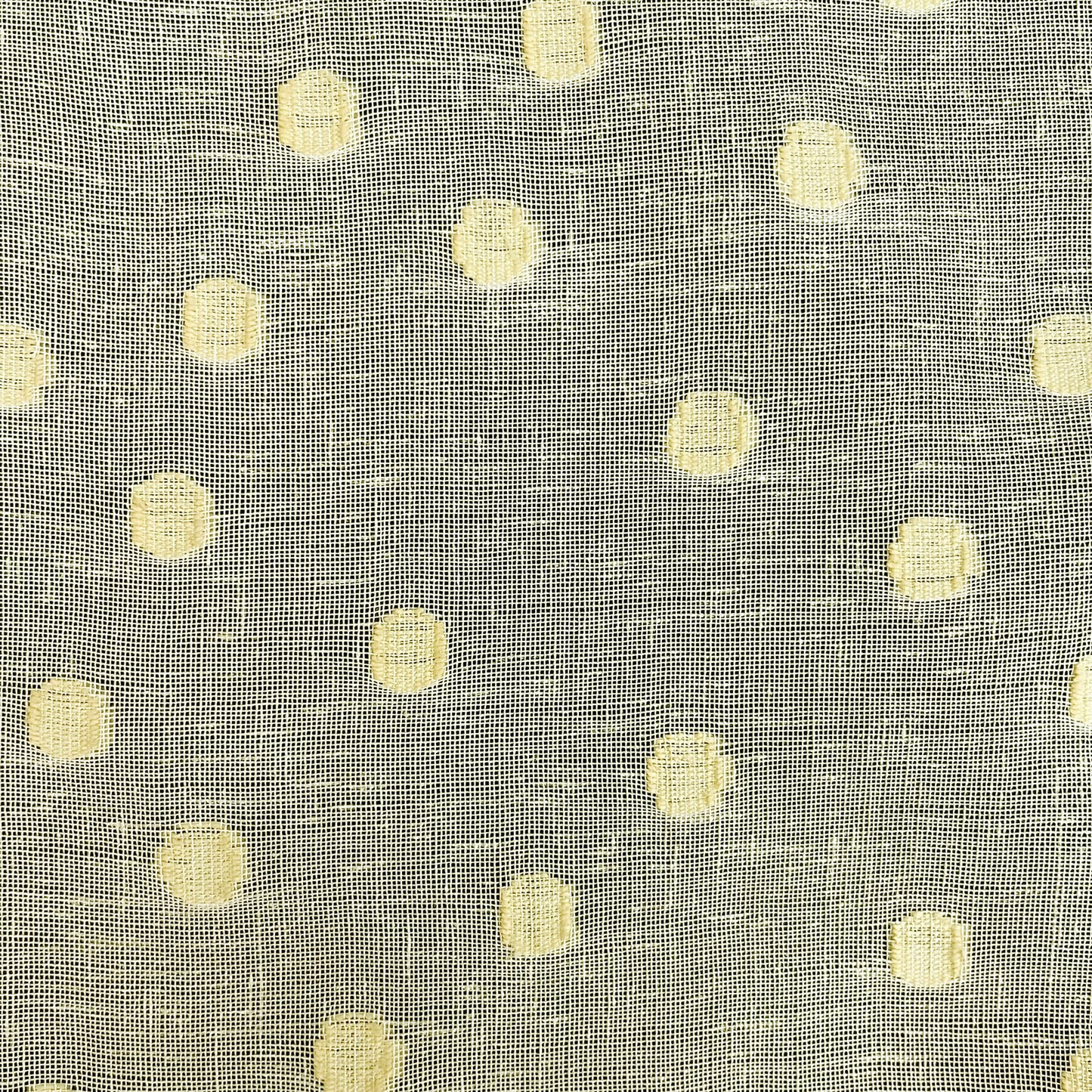 Polka Dot Wide-Width Sheer Fabric - Yellow/Yellow Dots Colorway